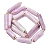 Natural Kunzite Beads Strands G-D353-A15-3