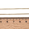 1.5MM Unisex 304 Stainless Steel Curb Chain Necklaces NJEW-P356-15G-5