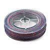 30M Gradient Color Round PET Waxed Thread OCOR-F018-02C-1