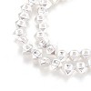 Electroplated Non-magnetic Synthetic Hematite Beads Strands G-P423-08S-2