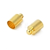 Brass Cord Tips KK-H579-G-2