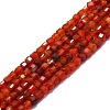 Natural Red Agate Beads Strands G-P457-B01-25-1