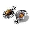 Natural Tiger Eye Pendants FIND-A041-01AS-03-2