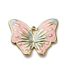304 Stainless Steel Enamel Pendants STAS-I347-01G-02-1