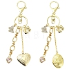 Brass Locket Pendants Keychain KEYC-YW00281-01-2