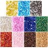 200g 10 colors Glass Seed Beads SEED-TA0001-14-1