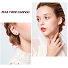 18PCS 3 Size 3 Colors Brass Huggie Hoop Earrings for Women EJEW-AN0003-25-3