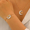 Brass with Crystal Rhinestone Bracelets & Necklaces WG06C1A-17-1