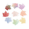 Baking Paint Transparent Glass Pendants DGLA-N014-11-1
