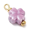 Handmade Porcelain Pendants PALLOY-JF04796-01-4