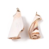 Natural Sea Shell Pendants SSHEL-N038-37-1