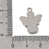 304 Stainless Steel Pendants STAS-E532-06P-3