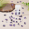125G Gradient Color Transparent Glass Beads GLAA-TA0003-58B-6