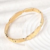 304 Stainless Steel Hinged Bangles for Women BJEW-D408-08G-5