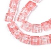 Cherry Quartz Glass Beads Strands G-N342-101-3
