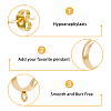 ® 20Pcs Brass Stud Earring Findings FIND-HY0001-63-3