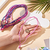 12Pcs 12 Colors Polyester & Spandex Cord Necklace Making AJEW-TAC00071-6