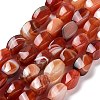 Natural Banded Agate Beads Strands G-G172-01L-2