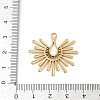 304 Stainless Steel Pendants STAS-C121-23G-3