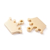 Ion Plating(IP) 304 Stainless Steel Charms STAS-Y002-10G-2