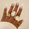 4Pcs Alloy Finger Rings Sets WG7802C-16-4