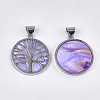 Freshwater Shell Pendants SHEL-S275-01H-2