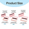 3 Bags 3 Styles Square Transparent PE Thin Film Suspension Jewelry Display Box CON-TA0001-38C-4