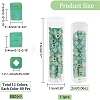 880pcs 11 colors 6/0 Transparent Glass Seed Beads SEED-NB0001-68-2