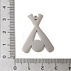 Non-Tarnish 304 Stainless Steel Pendants FIND-Z025-02P-3