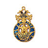 304 Stainless Steel Enamel Pendants STAS-OY010-01G-1-1