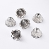 Tibetan Style Alloy Bead Caps LS-TIBEB-EA9700YKG-P-FF-2