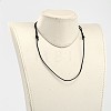 Adjustable Cowhide Leather Cord Necklace Making NJEW-JN01489-2
