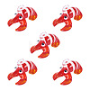 5Pcs Handmade Lampwork Pendants LAMP-TA0002-75B-2