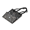 Star Print Paper Gift Tote Bags with Cotton Handles CON-K016-02-3