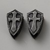 Brass European Beads KK-WH0062-196B-1