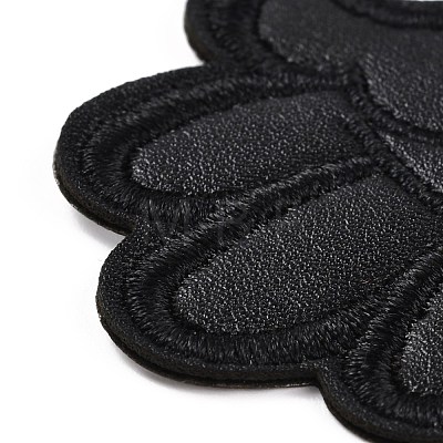 Computerized Embroidery Imitation Leather Self Adhesive Patches DIY-G031-01E-1