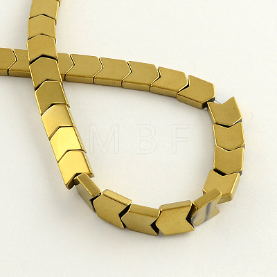 Electroplate Non-magnetic Synthetic Hematite Beads Strands G-R259-14D-1