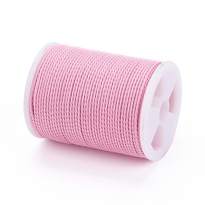 Round Waxed Polyester Cord YC-G006-01-1.0mm-05-1