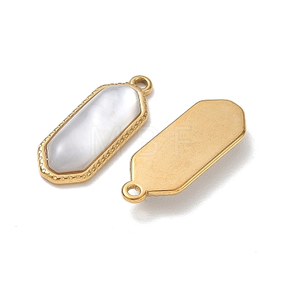 Natural Freshwater Shell Pendants SA-CBA11D7-20A-G-1
