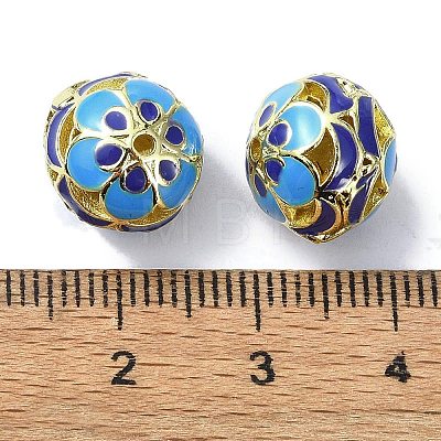 Handmade Cloisonne Beads KK-M282-01G-1