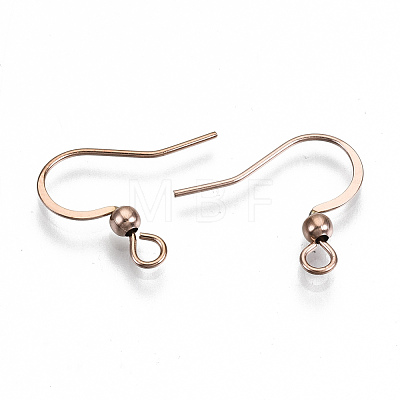 304 Stainless Steel Earring Hooks STAS-N092-103RG-NR-1