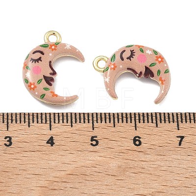 Printed Alloy Pendants PALLOY-P319-07G-18-1