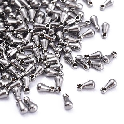 304 Stainless Steel Chain Findings teardrop X-STAS-Q177-01-1