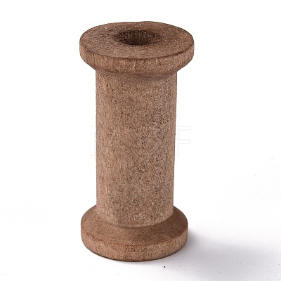 Schima Wood Sewing Embroidery Thread Spool LS-ODIS-WH018-98D-1