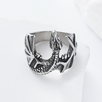 304 Stainless Steel Finger Rings for Men UP9646-1-1