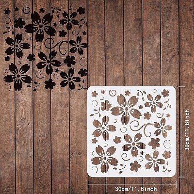 Plastic Reusable Drawing Painting Stencils Templates DIY-WH0172-434-1