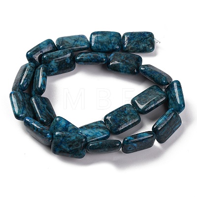 Natural Blue Agate Beads Strands G-T047-B02-01-1