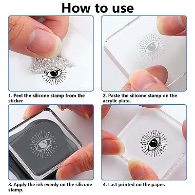 Plastic Stamps DIY-WH20018-0233-1