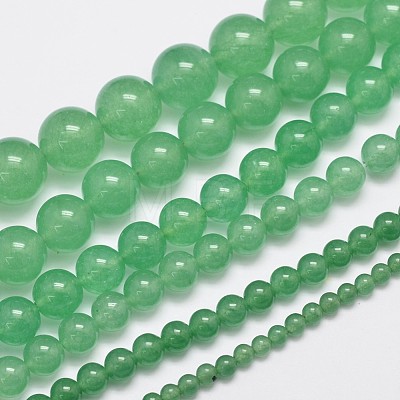 Natural & Dyed Malaysia Jade Bead Strands G-A146-10mm-A04-1