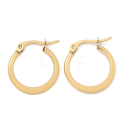 304 Stainless Steel Hoop Earrings EJEW-F105-23G-1
